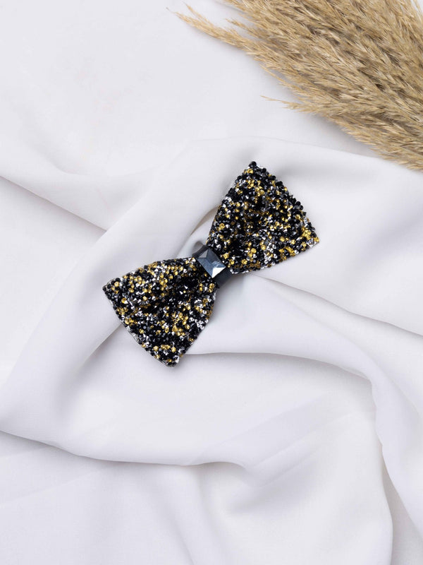 Midnight Gold Gemstone Bowtie - TOSSIDO