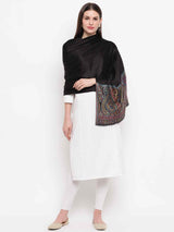 Midnight Noir Modal Silk Stole - TOSSIDO