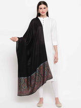 Midnight Noir Modal Silk Stole - TOSSIDO