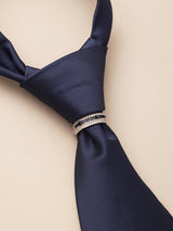 Midnight Sapphire Pavé Necktie Ring - TOSSIDO
