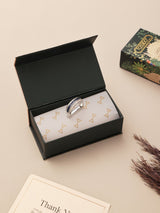 Midnight Sapphire Pavé Necktie Ring - TOSSIDO