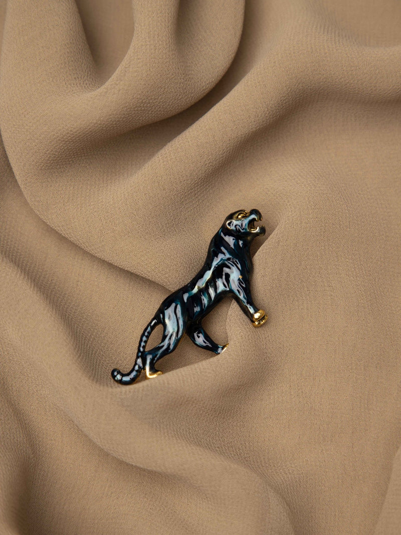 Midnight Tiger Brooch - TOSSIDO
