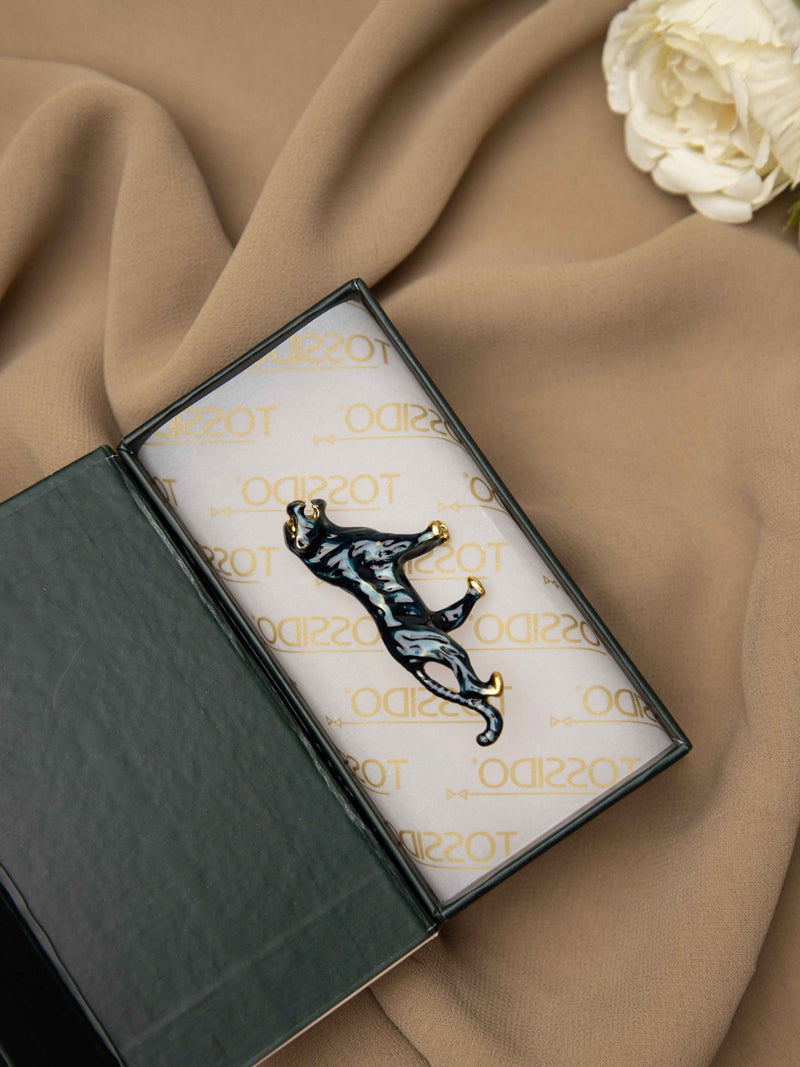 Midnight Tiger Brooch - TOSSIDO