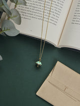 Mint Umbrella Pendant Necklace