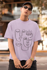 Whimsy Outline Oversized Tee