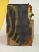 Multicolor Abstract Printed Silk Necktie - TOSSIDO