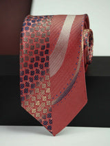 Multicolor Abstract Woven Silk Necktie - TOSSIDO