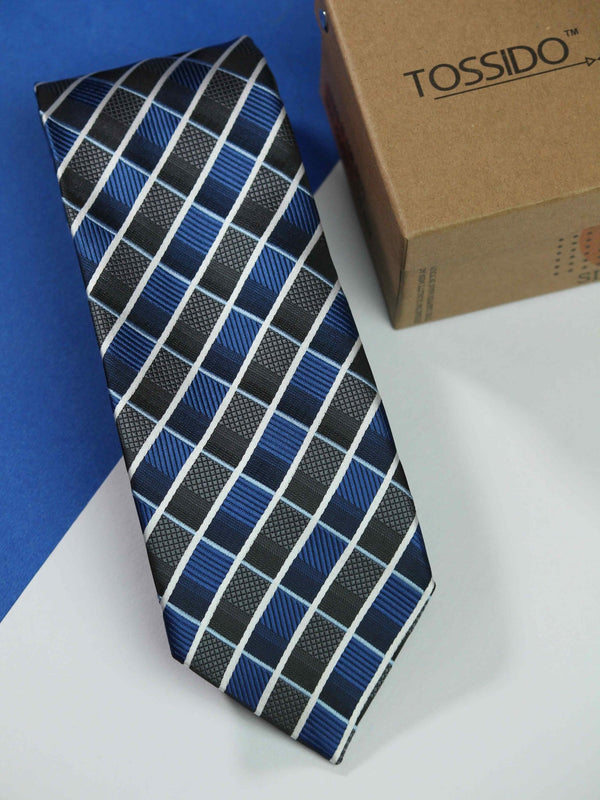 Multicolor Check Necktie - TOSSIDO