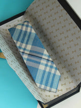 Multicolor Check Woven Silk Necktie - TOSSIDO