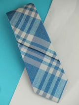 Multicolor Check Woven Silk Necktie - TOSSIDO