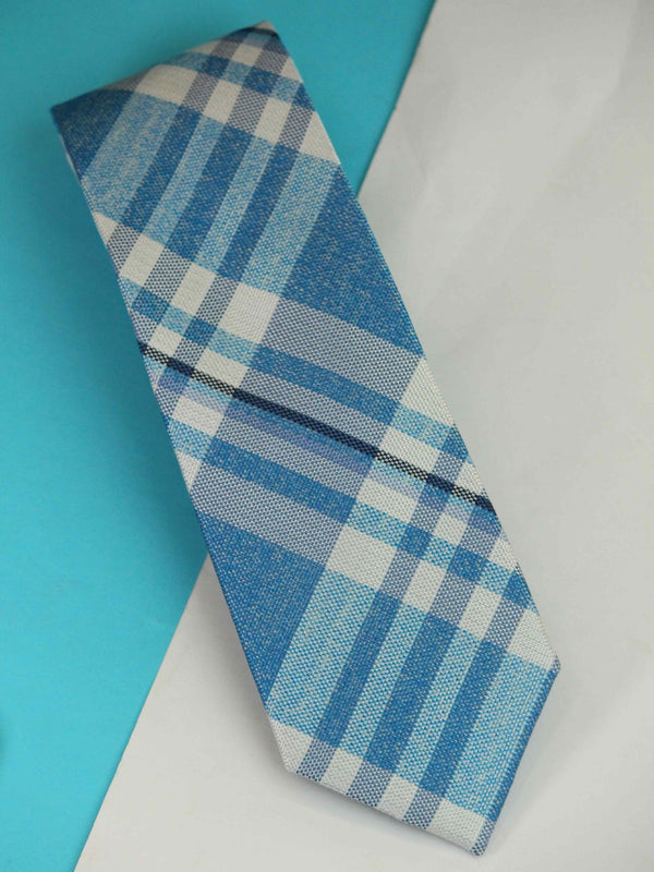 Multicolor Check Woven Silk Necktie - TOSSIDO