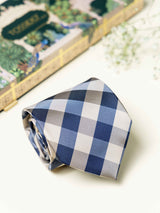 Multicolor Checks Broad + Long Necktie - TOSSIDO