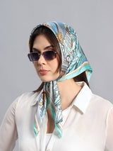 Multicolor City Short Scarf - TOSSIDO