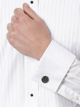 Multicolor Floral Cufflink - TOSSIDO