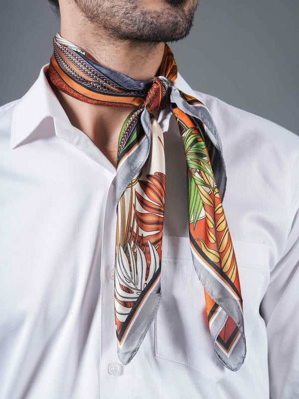 Multicolor Floral Neckerchief - TOSSIDO