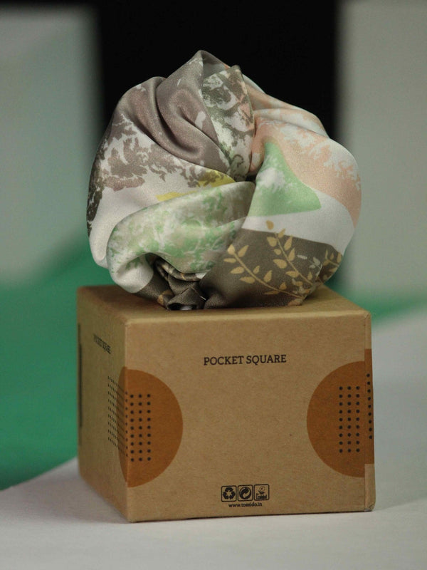 Multicolor Floral Pocket Square - TOSSIDO