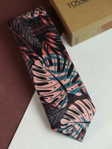 Multicolor Floral Printed Necktie - TOSSIDO