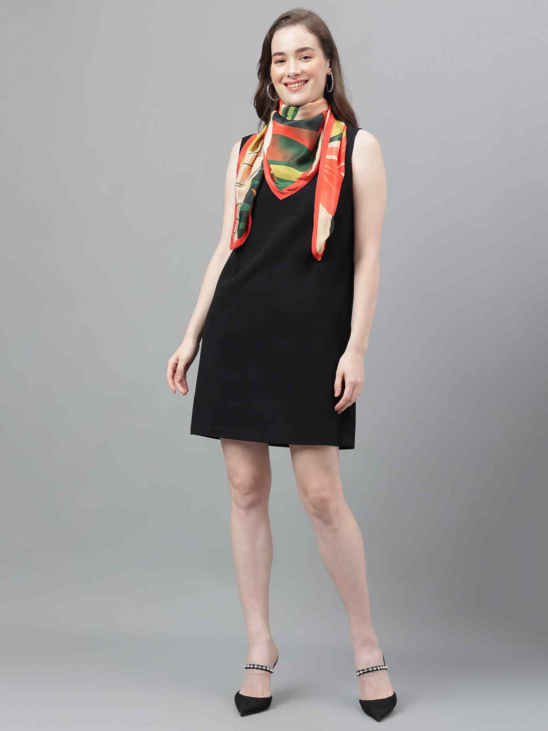 Multicolor Floral Scarf & Scarf Bag Set - TOSSIDO