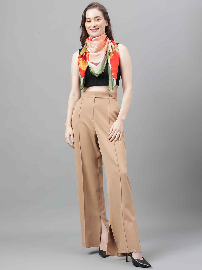 Multicolor Floral Scarf & Scarf Bag Set - TOSSIDO