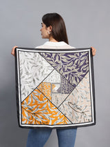 Multicolor Floral Short Scarf - TOSSIDO