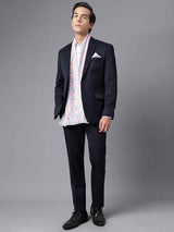 Multicolor Floral Stole & Pocket Square Set - TOSSIDO