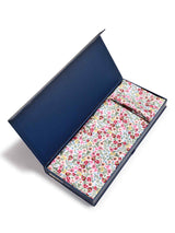 Multicolor Floral Stole & Pocket Square Set - TOSSIDO