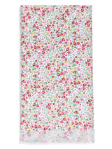 Multicolor Floral Stole & Pocket Square Set - TOSSIDO
