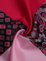 Multicolor Multipattern Silk Pocket Square - TOSSIDO
