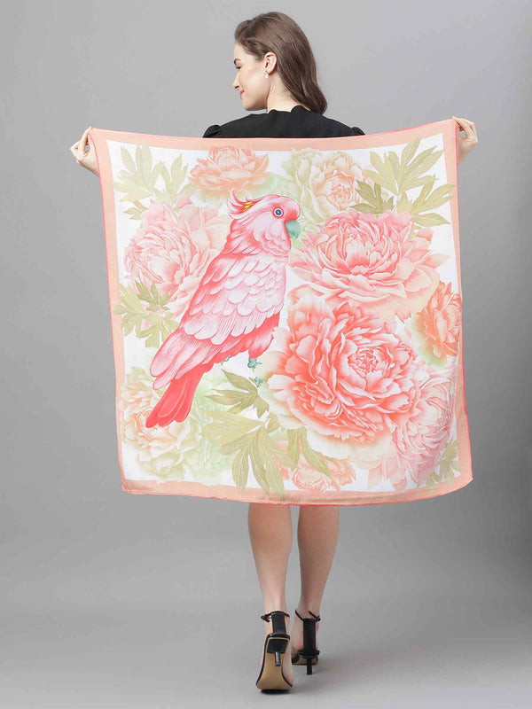 Multicolor Novelty Scarf & Scarf Bag Set - TOSSIDO