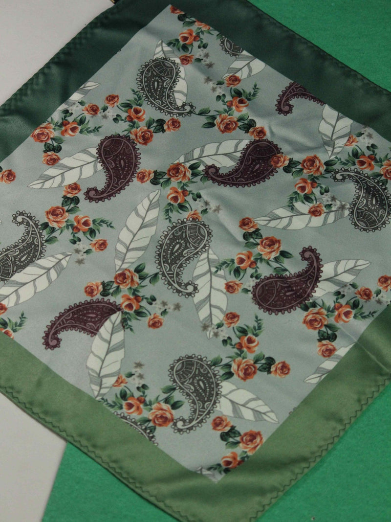 Multicolor Paisley Pocket Square - TOSSIDO
