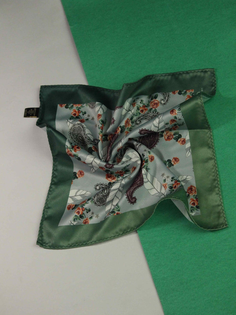 Multicolor Paisley Pocket Square - TOSSIDO