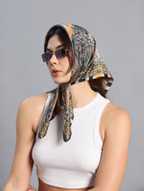 Multicolor Paisley Short Scarf - TOSSIDO
