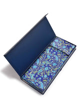 Multicolor Paisley Stole & Pocket Square Set - TOSSIDO