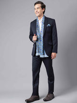 Multicolor Paisley Stole & Pocket Square Set - TOSSIDO