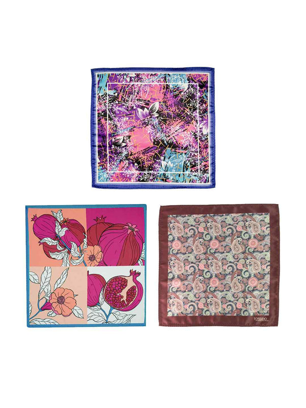 Multicolor Pocket Squares - TOSSIDO