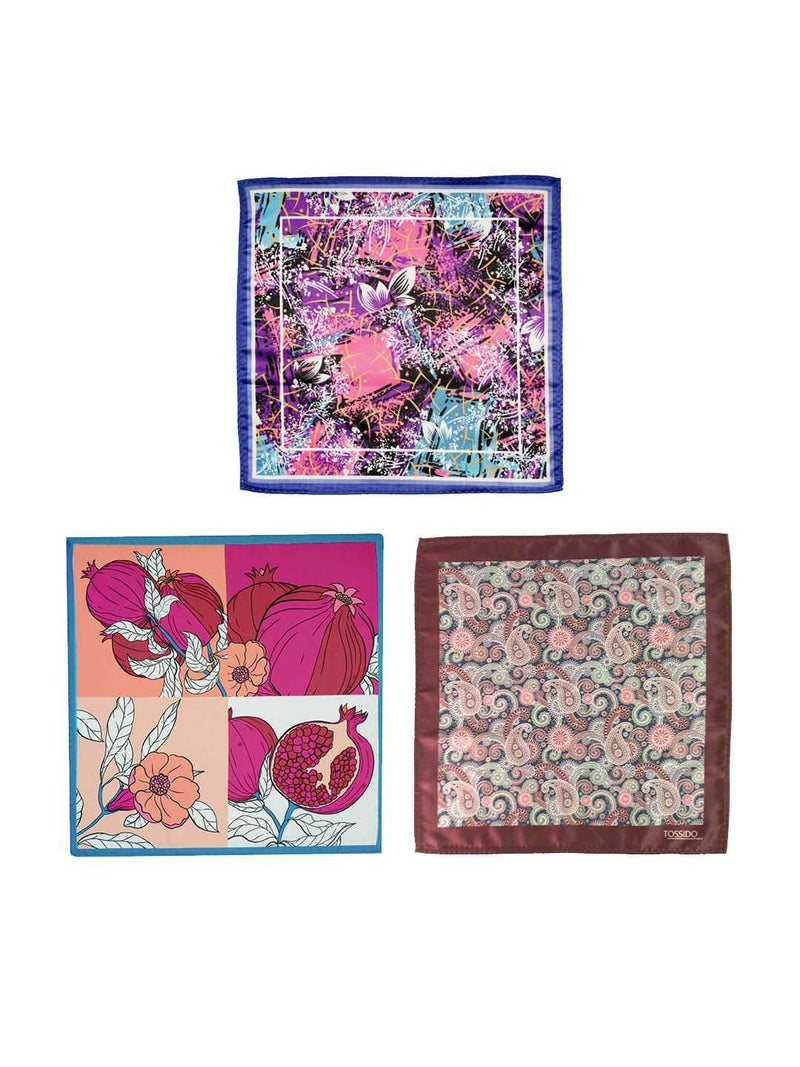 Multicolor Pocket Squares - TOSSIDO