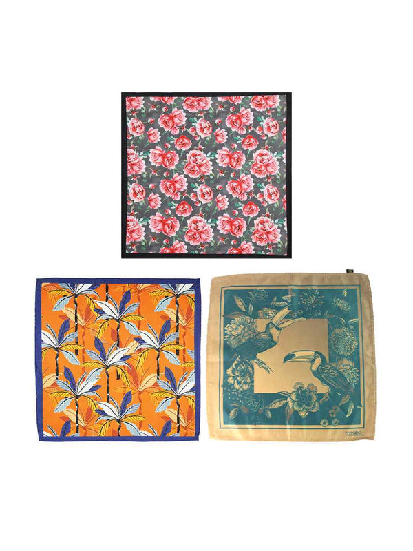 Multicolor Pocket Squares - TOSSIDO