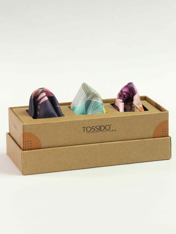 Multicolor Pocket Squares - TOSSIDO