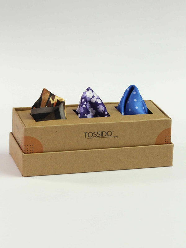 Multicolor Pocket Squares - TOSSIDO
