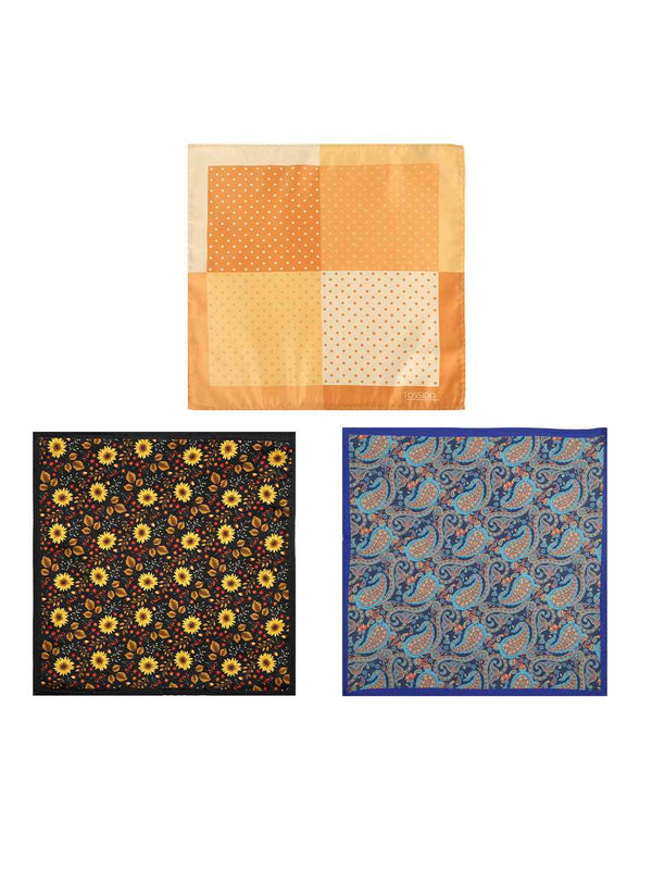 Multicolor Pocket Squares - TOSSIDO