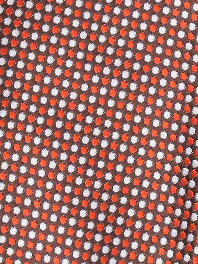 Multicolor Polka Woven Cravat & Pocket Square Set - TOSSIDO