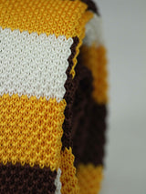 Multicolor Stripe Knitted Necktie - TOSSIDO