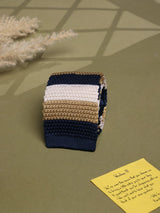 Multicolor Stripe Silk Knitted Necktie - TOSSIDO