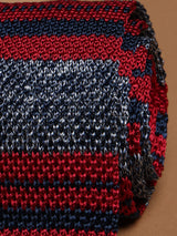 Multicolor Stripe Silk Knitted Necktie