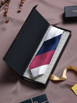 Multicolor Stripe Woven Silk Necktie - TOSSIDO