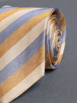 Multicolor Stripe Woven Silk Necktie - TOSSIDO