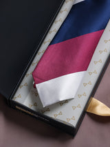 Multicolor Stripe Woven Silk Necktie - TOSSIDO