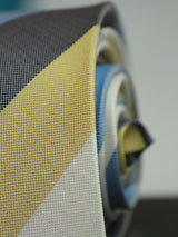 Multicolor Stripe Woven Silk Necktie - TOSSIDO