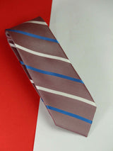 Multicolor Stripe Woven Silk Necktie - TOSSIDO