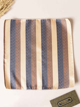 Multicolor Stripes Jacquard Pocket Square - TOSSIDO